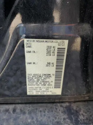 2013 NISSAN ALTIMA 2.5  