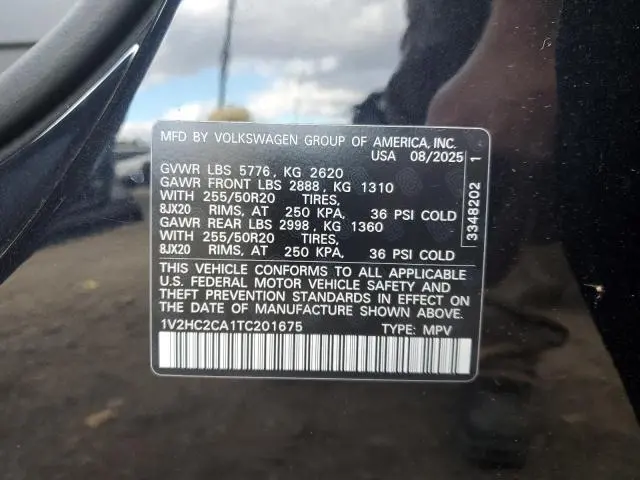 2026 VOLKSWAGEN ATLAS CROSS SPORT SE  