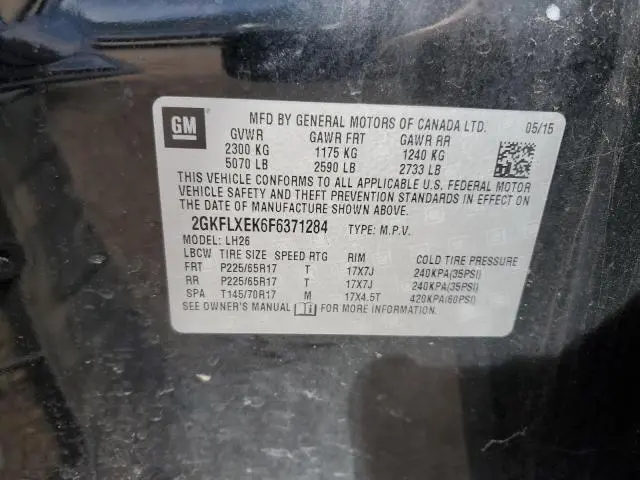 2015 GMC TERRAIN SLT  