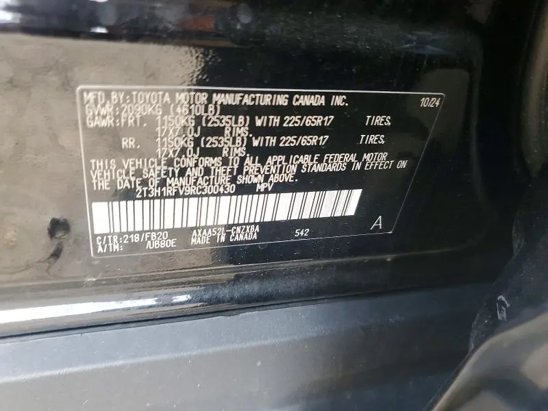 2024 TOYOTA RAV4 LE  
