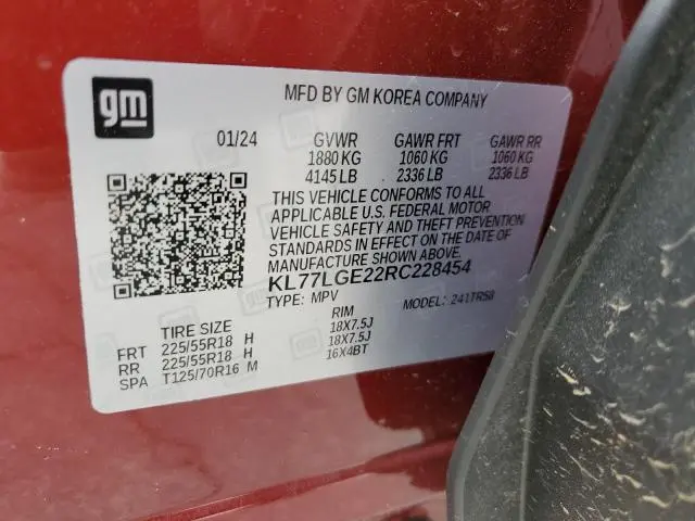 2024 CHEVROLET TRAX 1RS