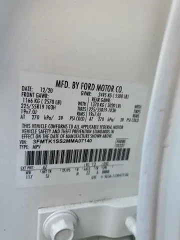 2021 FORD MUSTANG MACH-E SELECT