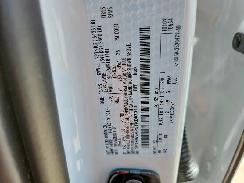 2026 FORD F150 STX  