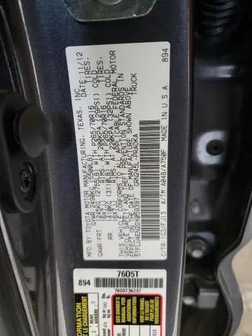 2013 TOYOTA TACOMA DOUBLE CAB  