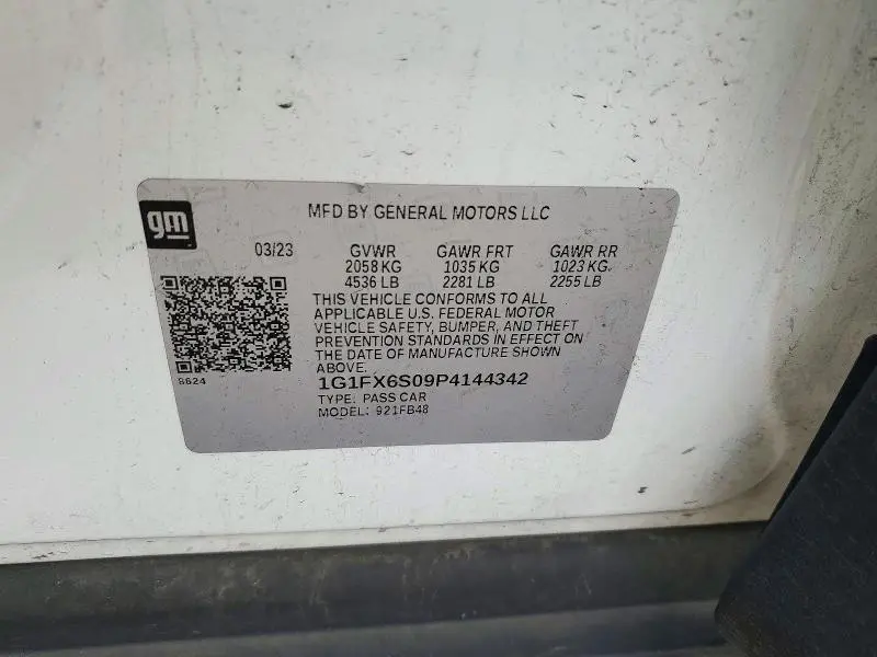 2023 CHEVROLET BOLT EV 2LT  