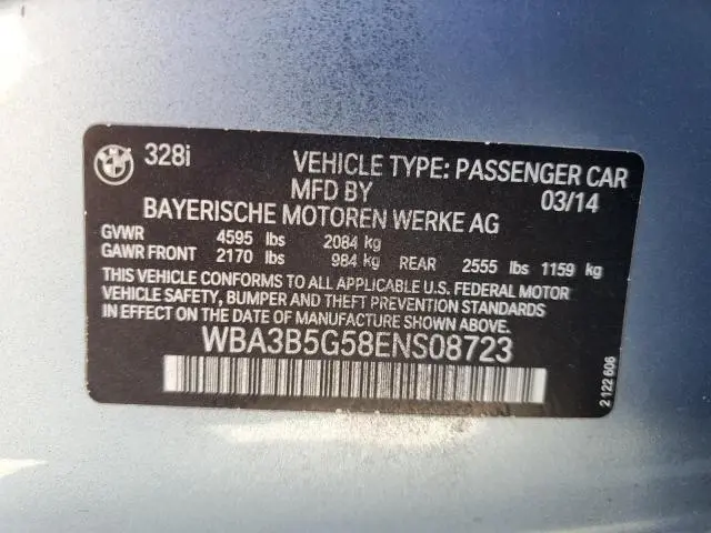 2014 BMW 328 XI SULEV