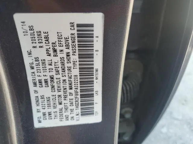 2015 HONDA ACCORD EXL  