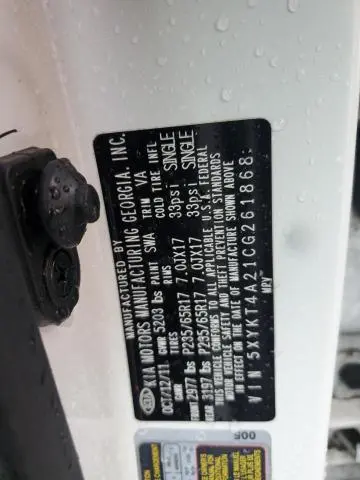 2012 KIA SORENTO BASE  