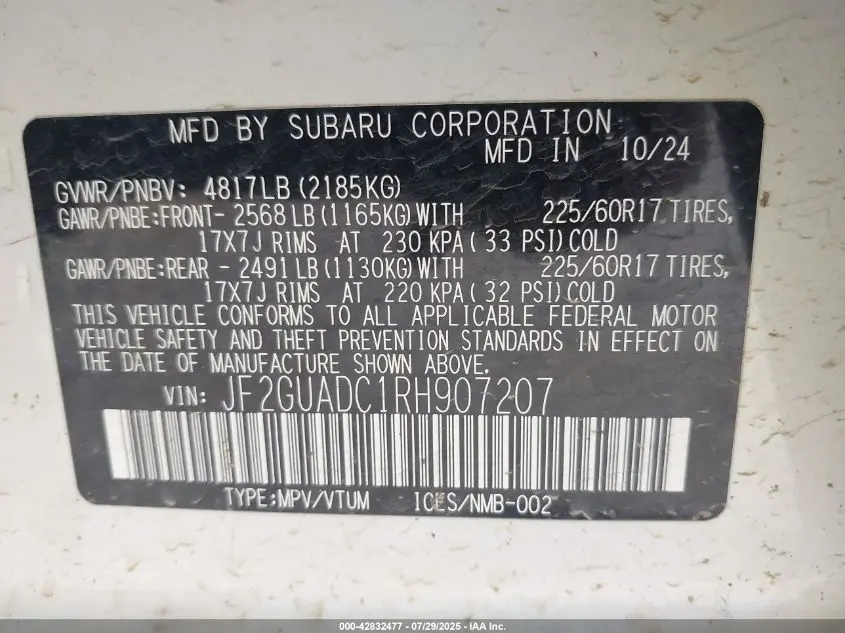 2024 SUBARU CROSSTREK PREMIUM