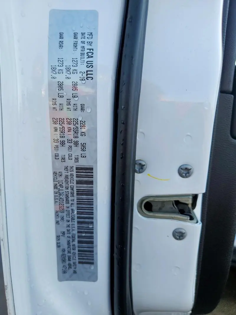 2019 JEEP CHEROKEE LIMITED  