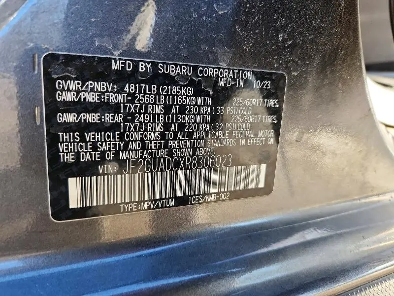 2024 SUBARU CROSSTREK PREMIUM  