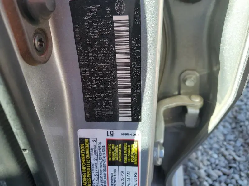 2023 TOYOTA CAMRY LE