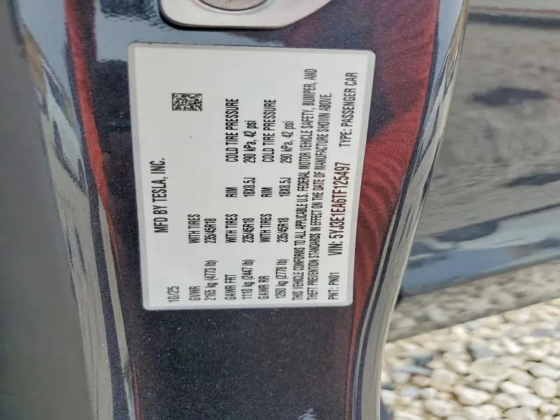 2026 TESLA MODEL 3   