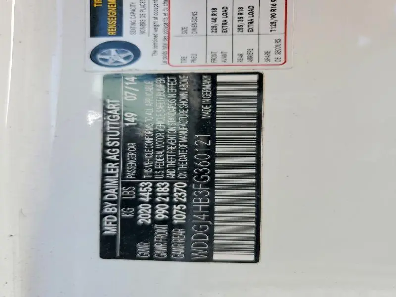 2015 MERCEDES-BENZ C 250  