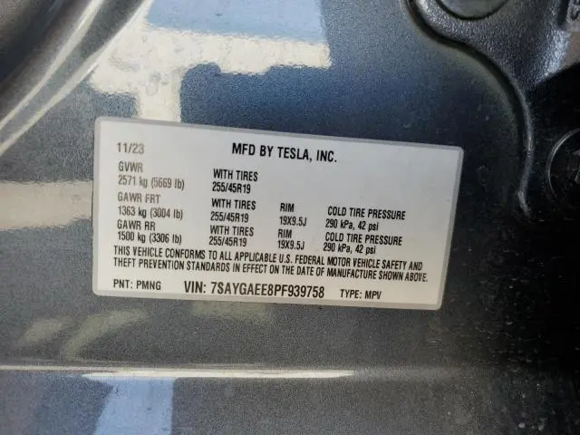 2023 TESLA MODEL Y   