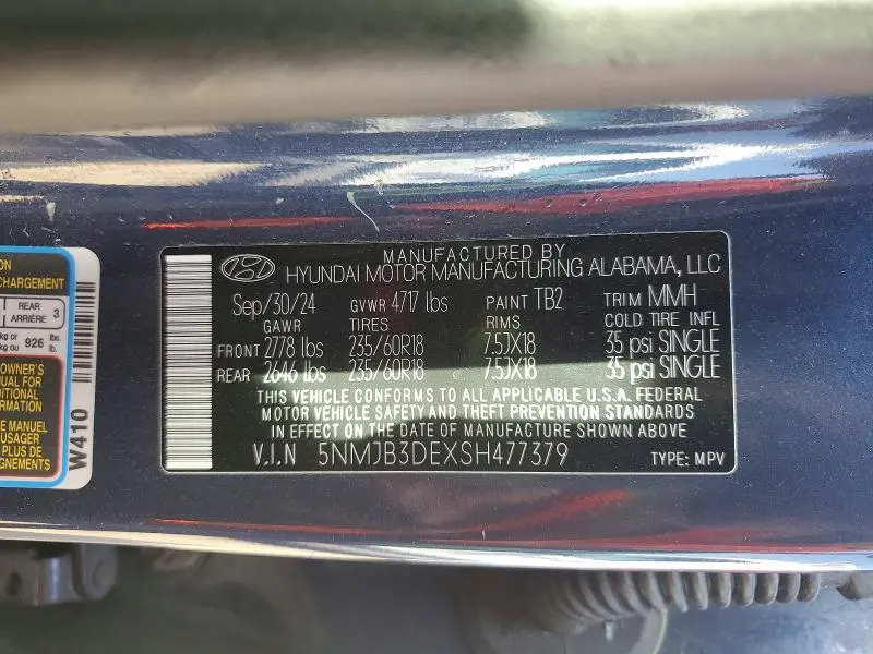 2025 HYUNDAI TUCSON SEL  