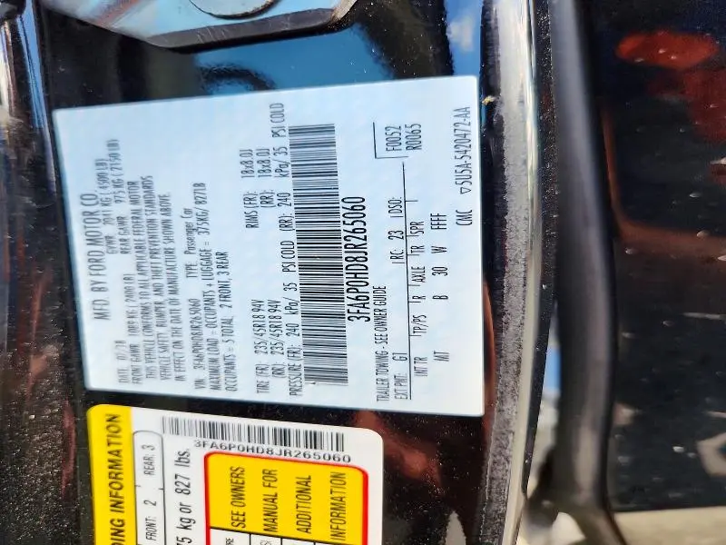 2018 FORD FUSION SE  