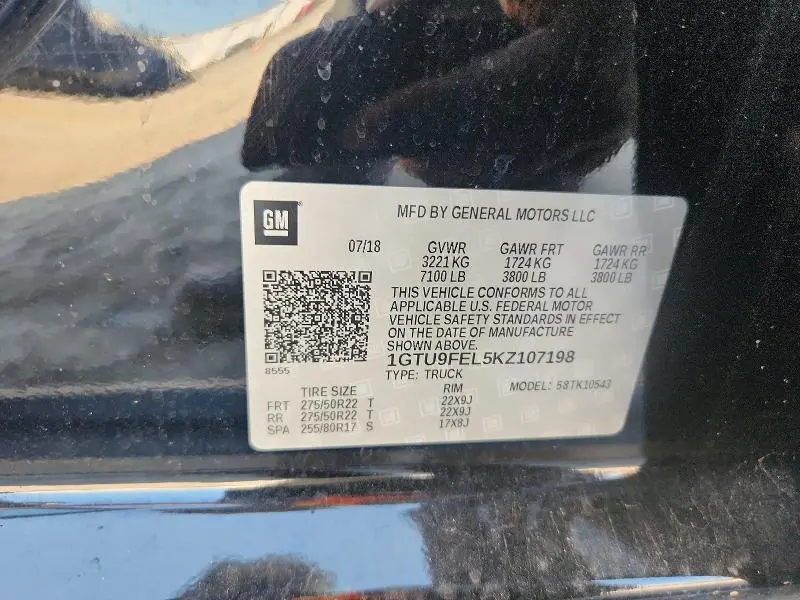 2019 GMC SIERRA K1500 DENALI  