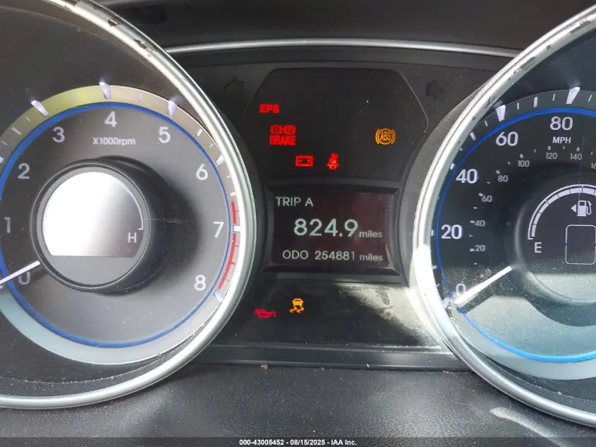 2012 HYUNDAI SONATA GLS