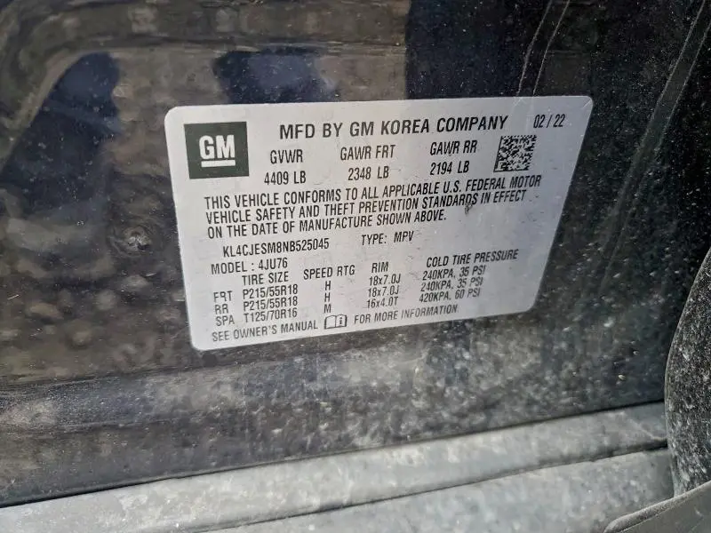 2022 BUICK ENCORE PREFERRED  