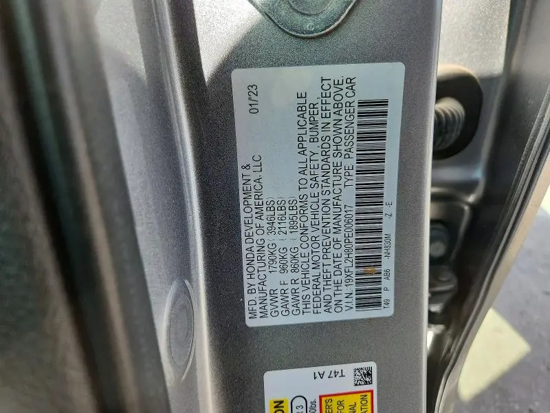 2023 HONDA CIVIC SPORT  