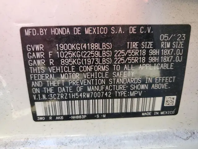 2024 HONDA HR-V SPORT  