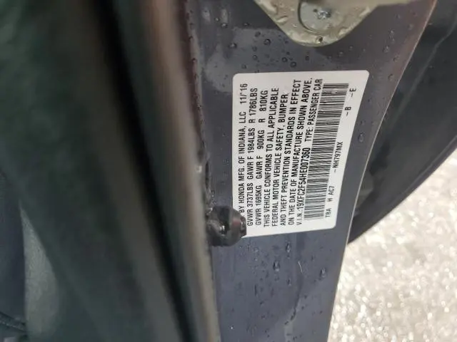 2017 HONDA CIVIC LX  