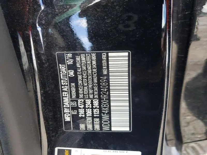 2017 MERCEDES-BENZ C 300 4MATIC  