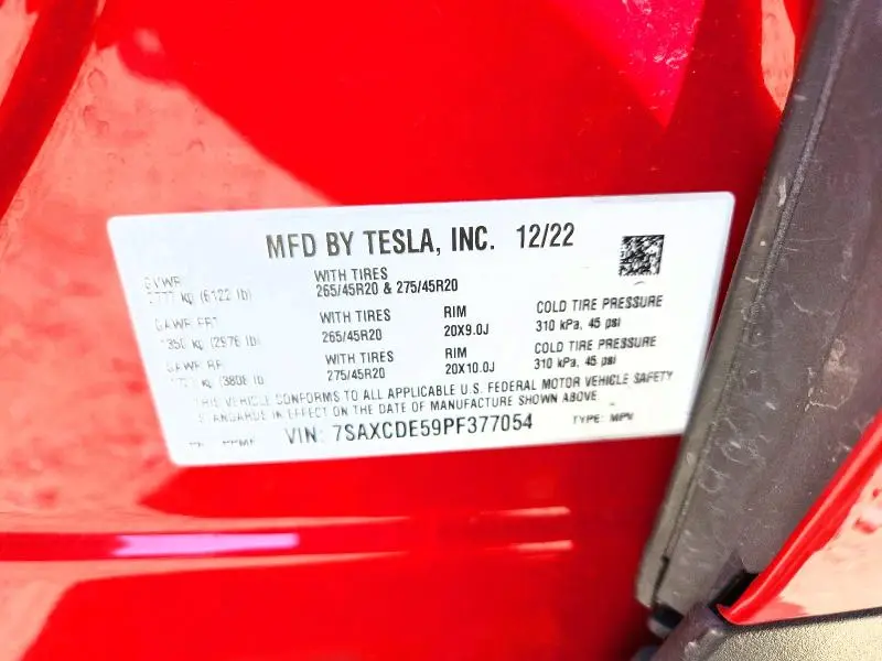 2023 TESLA MODEL X   