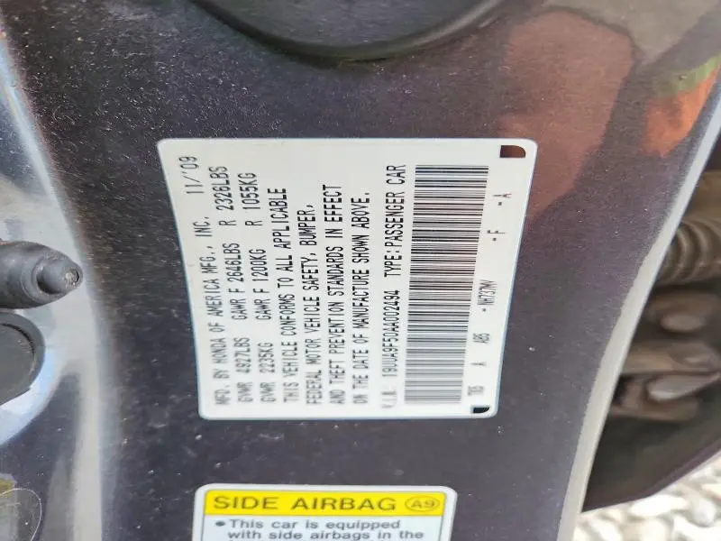 2010 ACURA TL   