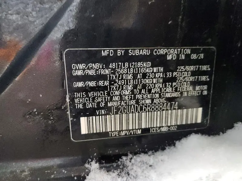 2024 SUBARU CROSSTREK PREMIUM  