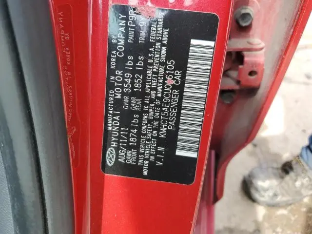 2012 HYUNDAI ACCENT GLS