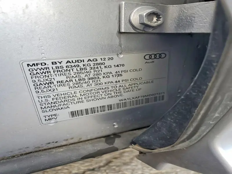 2021 AUDI Q7 PREMIUM PLUS  