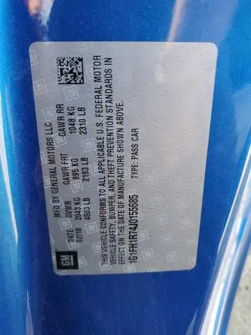 2018 CHEVROLET CAMARO SS