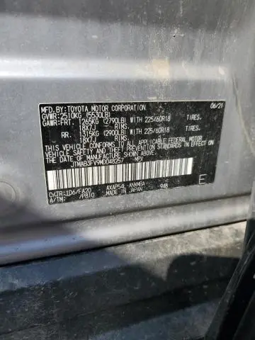 2021 TOYOTA RAV4 PRIME SE  