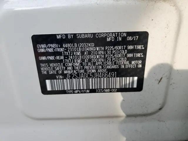 2018 SUBARU FORESTER 2.5I PREMIUM  