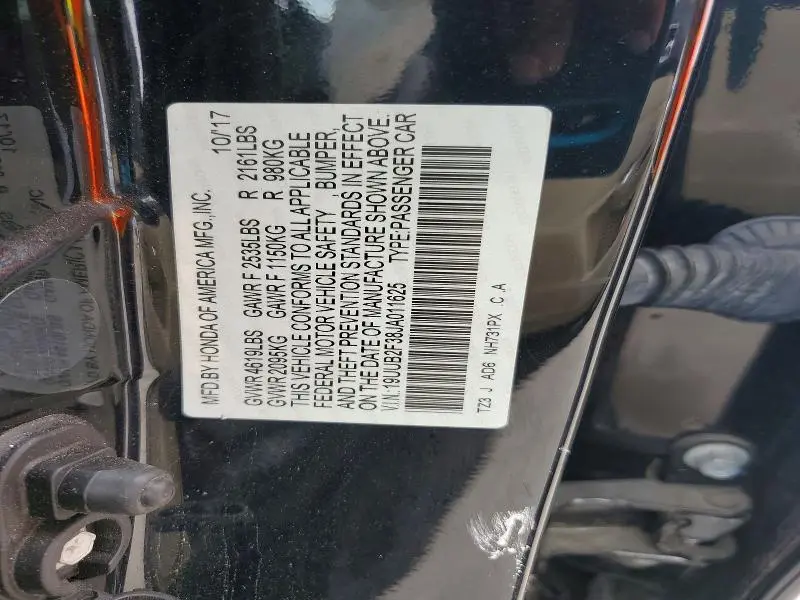 2018 ACURA TLX   