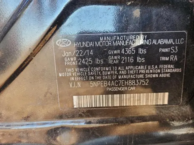 2014 HYUNDAI SONATA GLS  