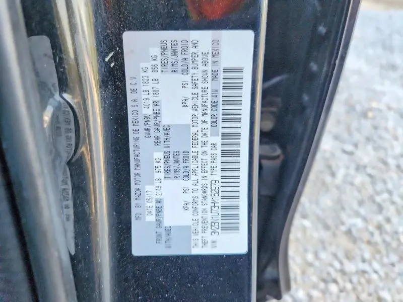 2017 MAZDA 3 SPORT  