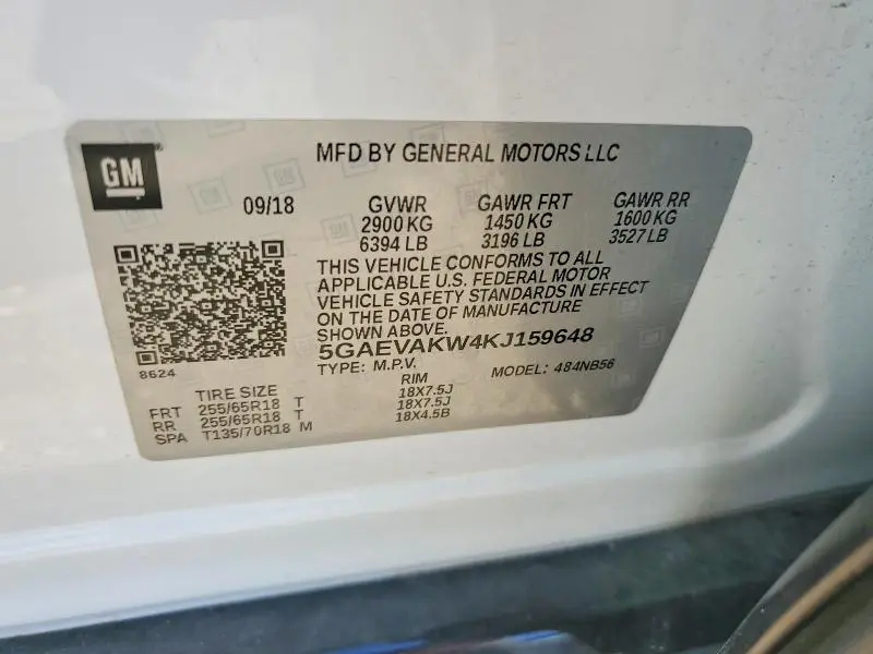 2019 BUICK ENCLAVE ESSENCE  