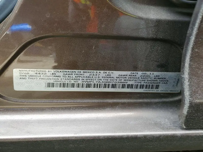 2011 VOLKSWAGEN JETTA TDI  