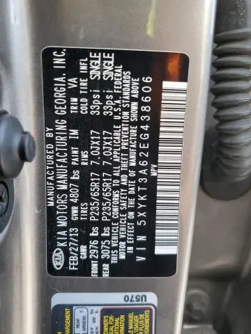 2014 KIA SORENTO LX  