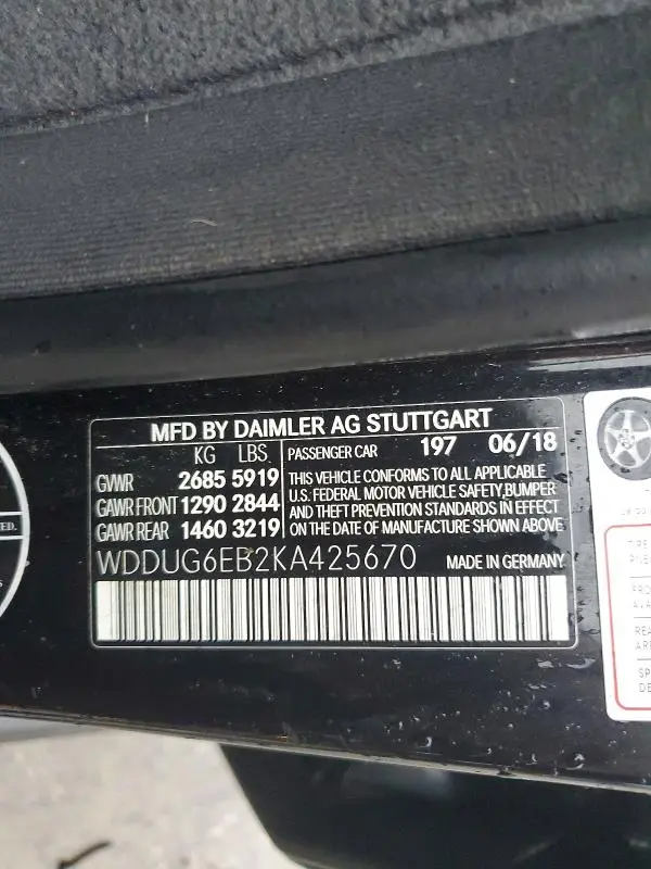 2019 MERCEDES-BENZ S 450 4MATIC  