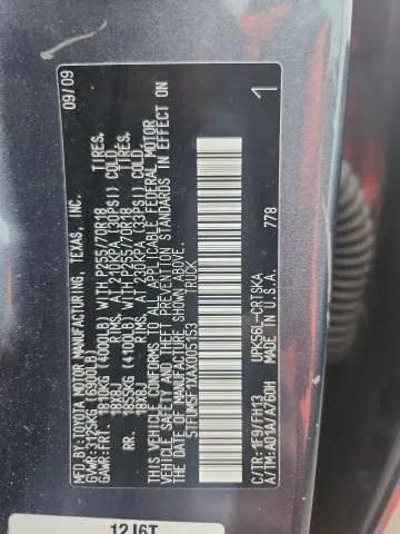 2010 TOYOTA TUNDRA DOUBLE CAB SR5  