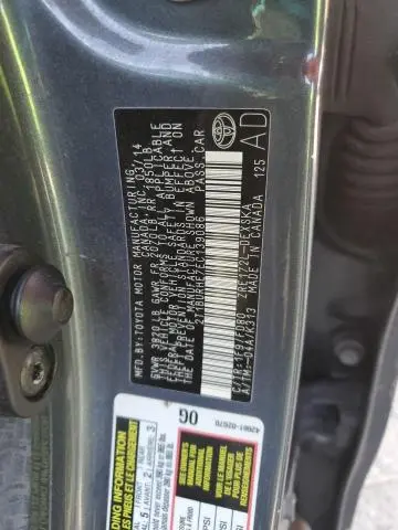 2014 TOYOTA COROLLA L  