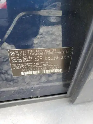 2011 BMW X5 XDRIVE35I  