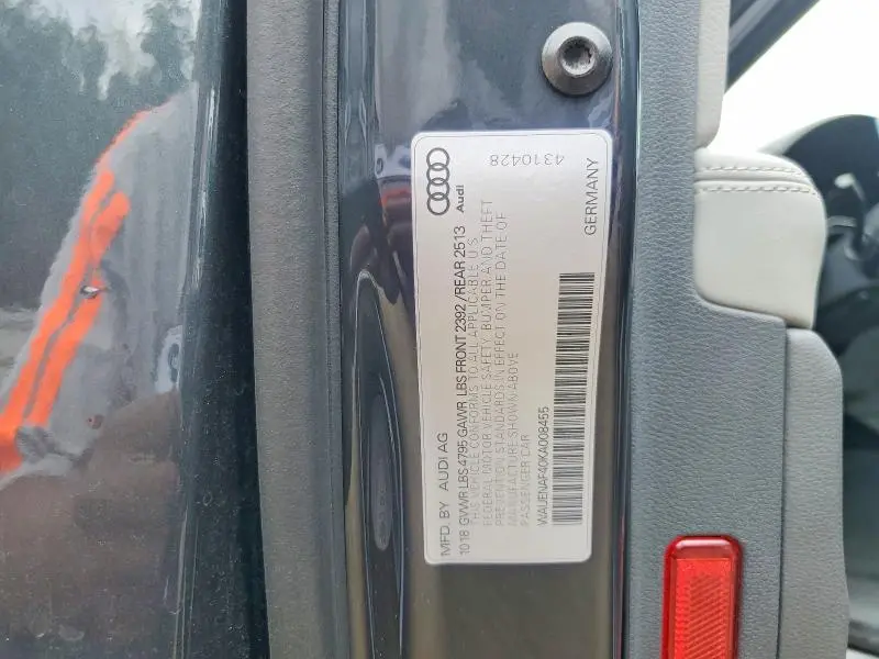 2019 AUDI A4 PREMIUM PLUS  