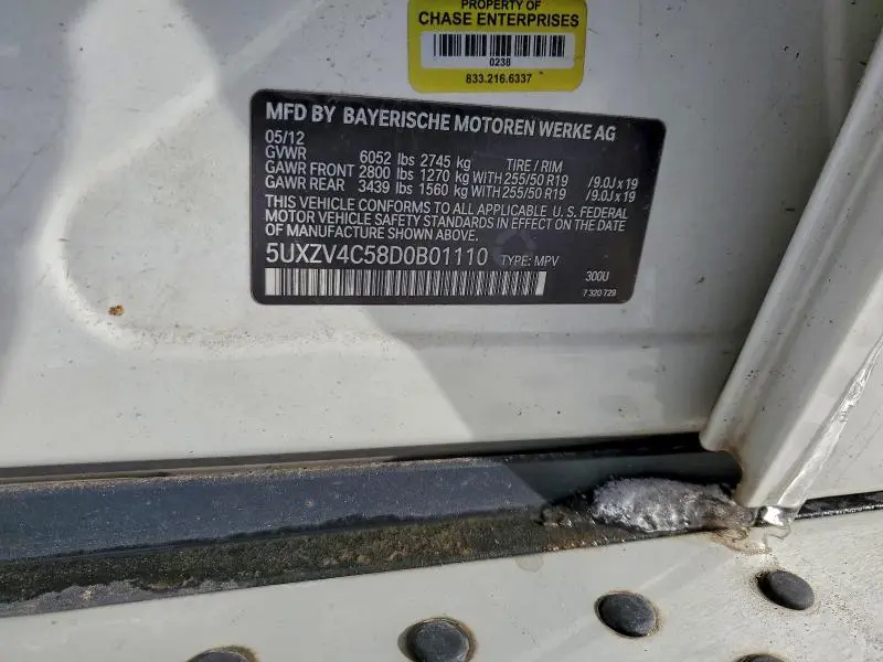 2013 BMW X5 XDRIVE35I  