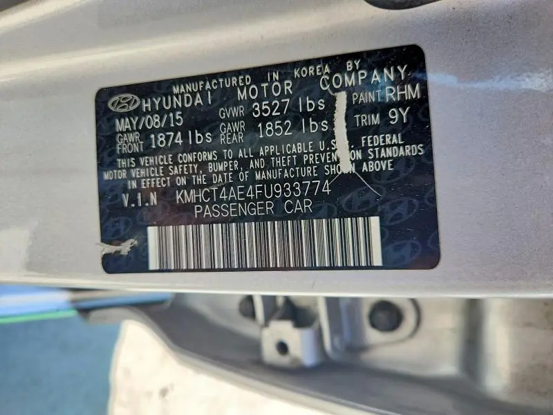 2015 HYUNDAI ACCENT GLS  