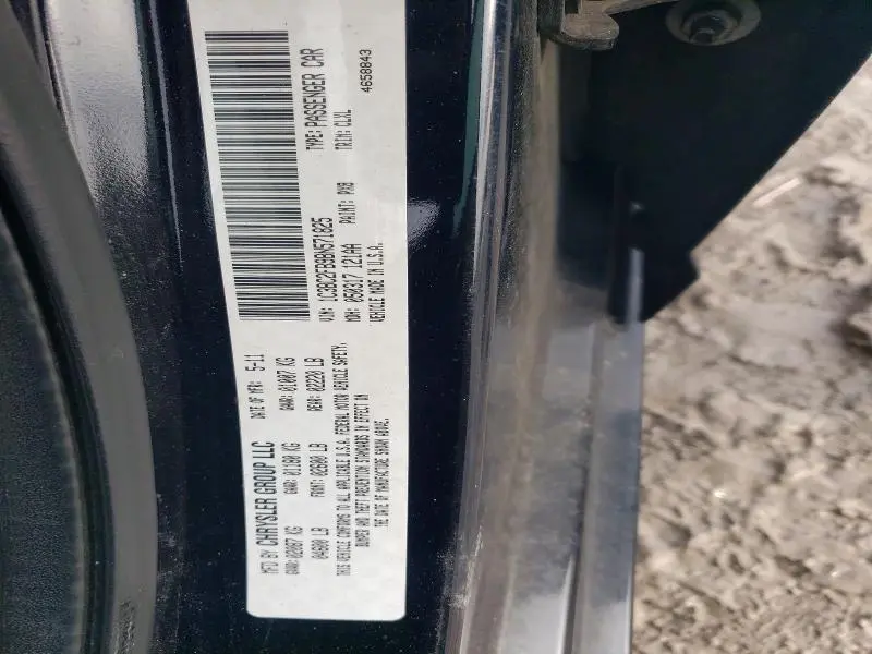 2011 CHRYSLER 200 LIMITED  